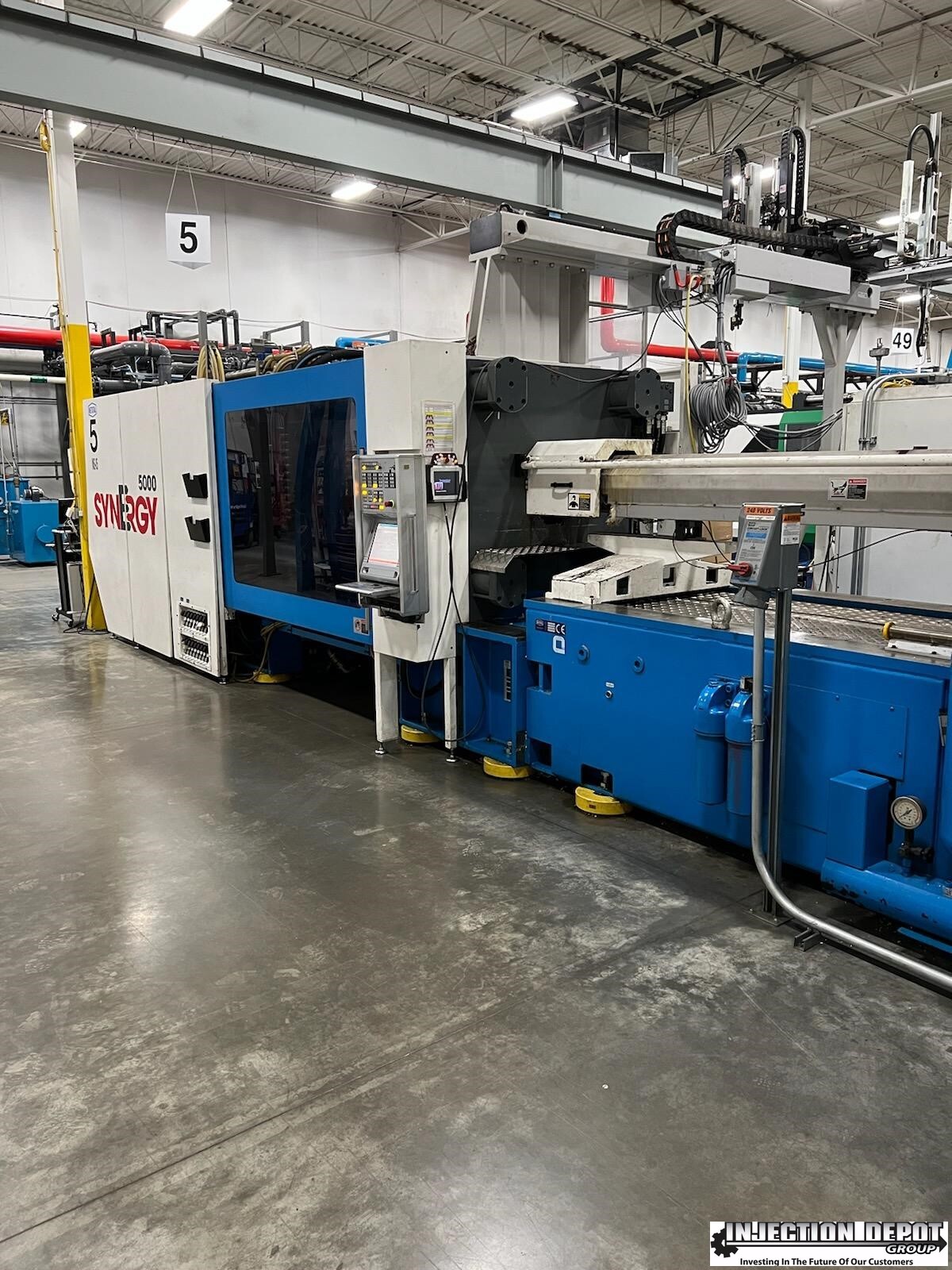 2008 NETSTAL Synergy S-5000-3700-E Horizontal Injection Moulding Machines | INJECTION DEPOT GROUP