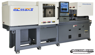 Shibaura Machine EC55SXIIIV70-U1.5 1.5Y Horizontal Injection Moulding Machines | INJECTION DEPOT GROUP