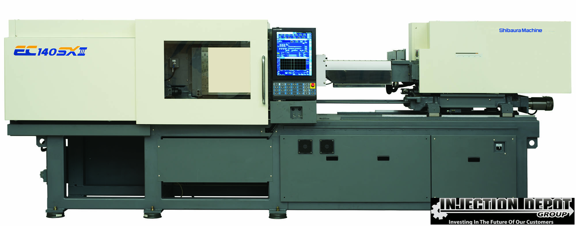 SHIBAURA MACHINE EC140SXIIIV70-U34 4Y Horizontal Injection Moulding Machines | INJECTION DEPOT GROUP