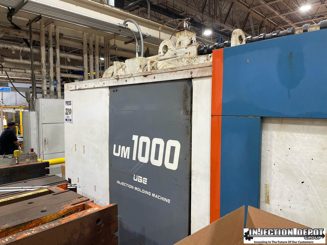 1999 UBE UM1000US Horizontal Injection Moulding Machines | INJECTION DEPOT GROUP