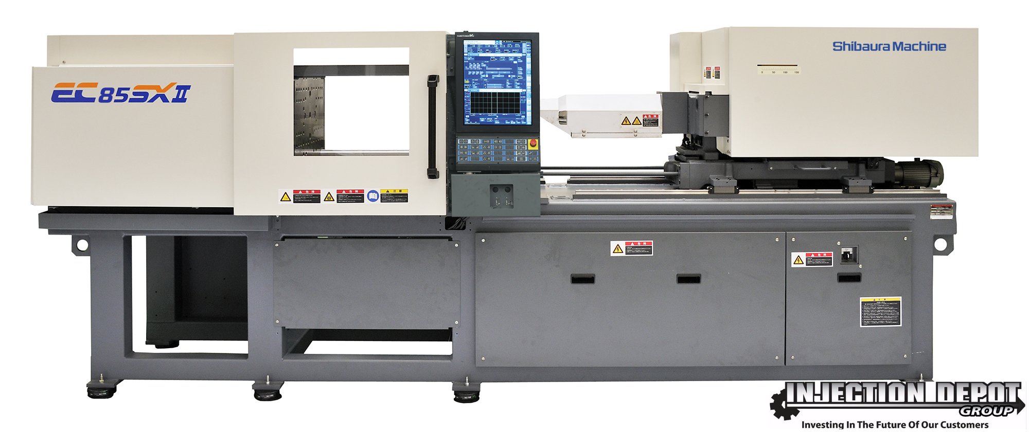 SHIBAURA MACHINE EC85SXIIIV70-U22 2Y Horizontal Injection Moulding Machines | INJECTION DEPOT GROUP