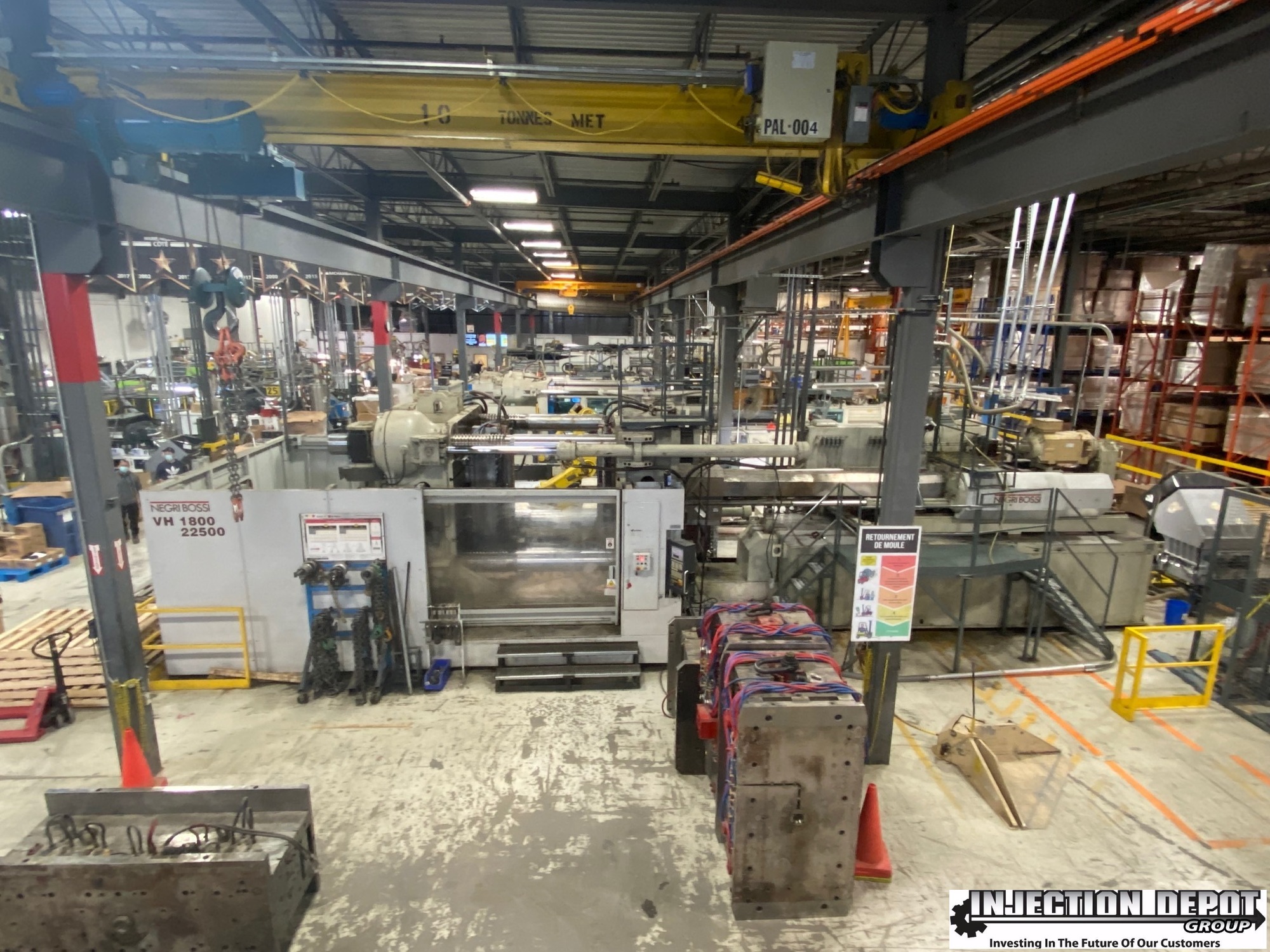 2004 NEGRI BOSSI VH1800-22500 Horizontal Injection Moulding Machines | INJECTION DEPOT GROUP