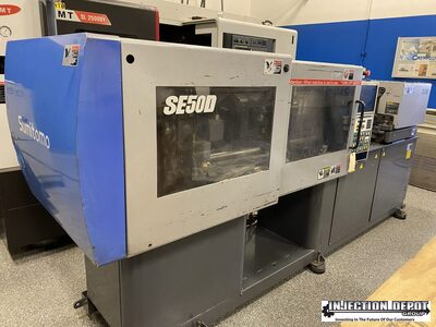 2002 SUMITOMO SE50D Horizontal Injection Moulding Machines | INJECTION DEPOT GROUP