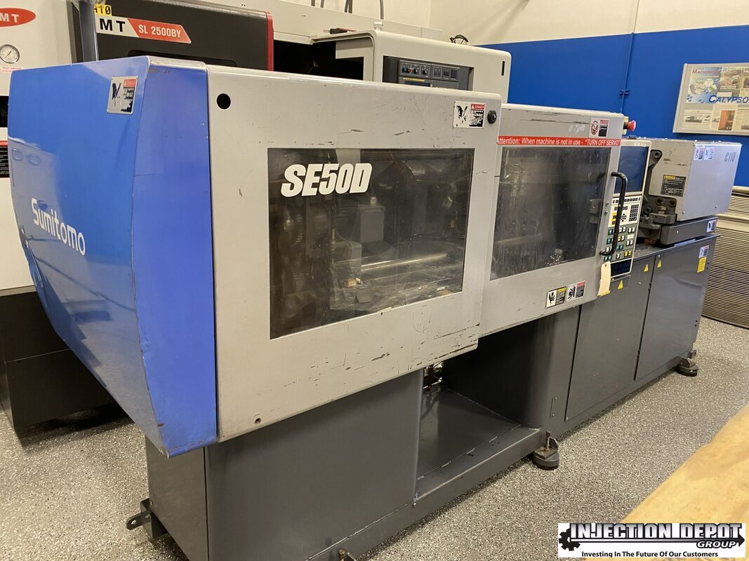 2002 SUMITOMO SE50D Horizontal Injection Moulding Machines | INJECTION DEPOT GROUP