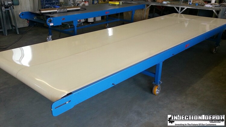 Dedicated Conveying Belt CONVEYORS. | INJECTION DEPOT GROUP